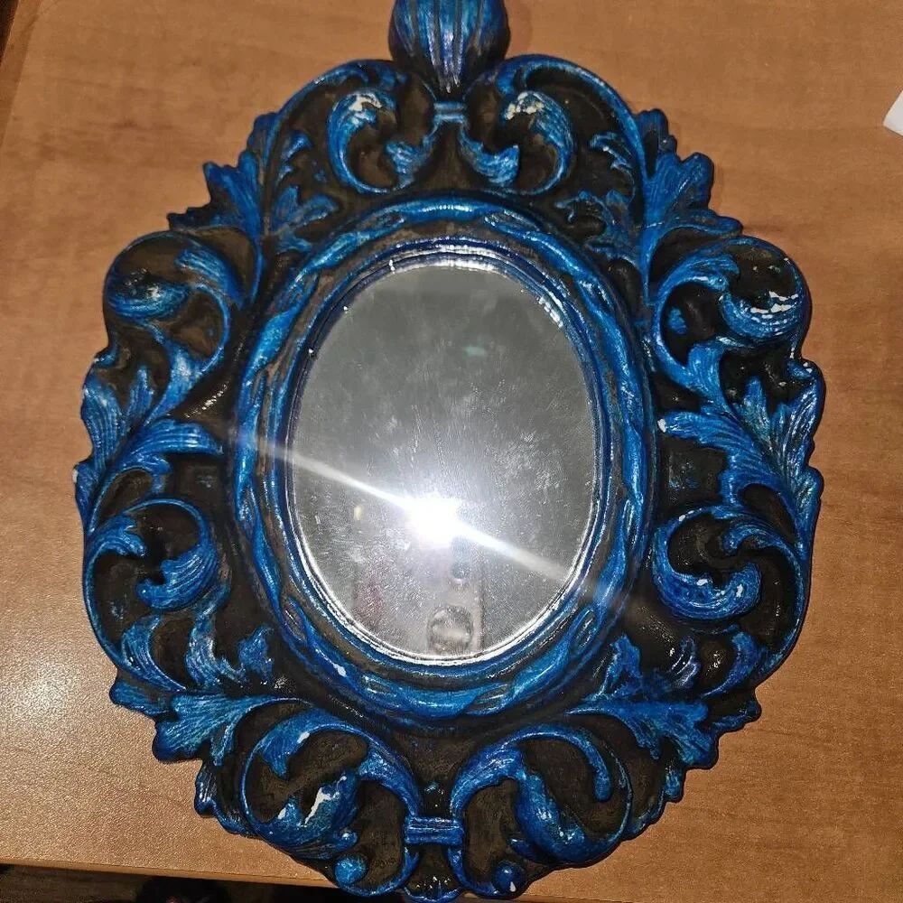 1960s Jaru of California Ceramic Baroque Mirror